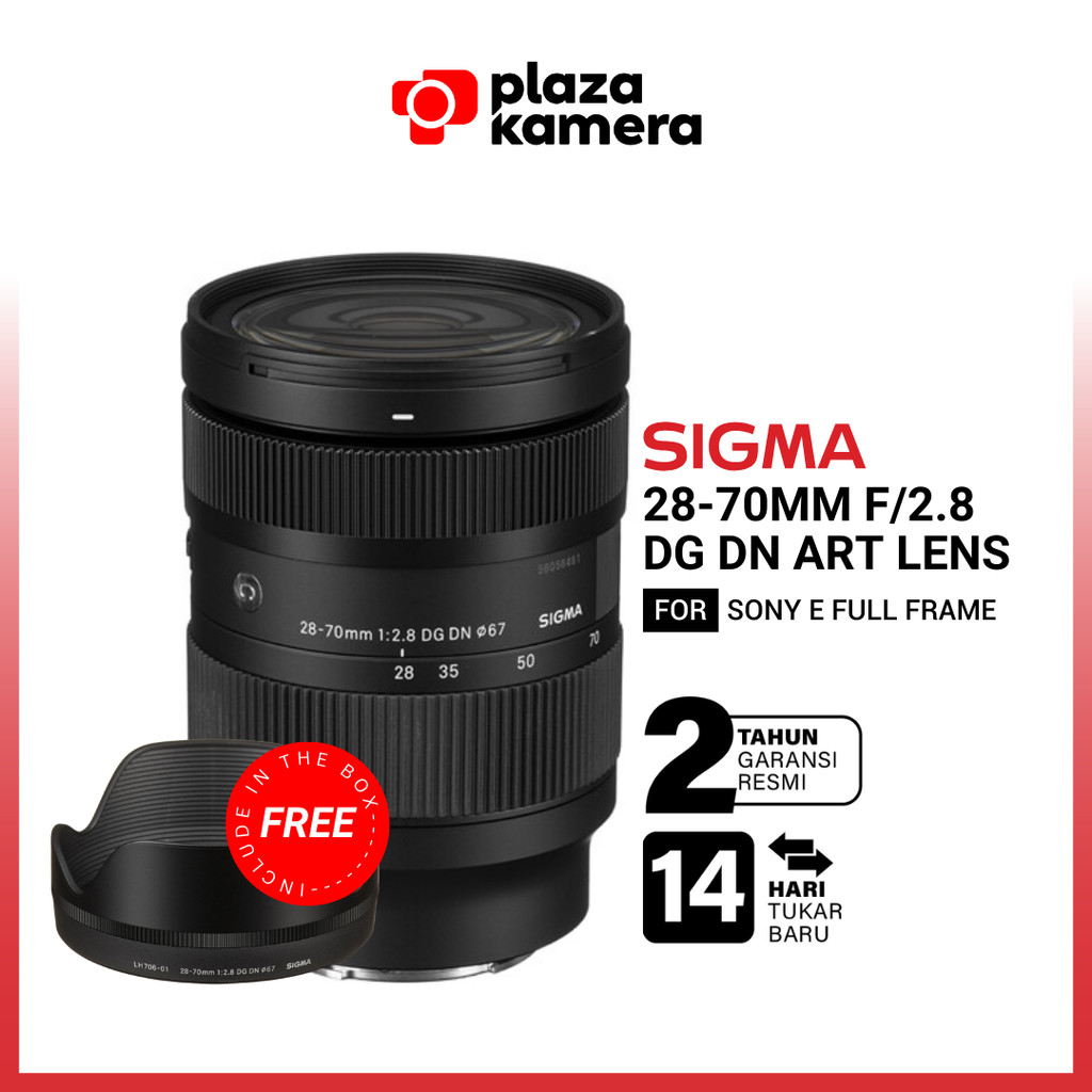 Lensa SIGMA 28-70mm f/2.8 DG DN C Lensa for Sony E Sigma 28-70mm Full Frame Garansi Resmi