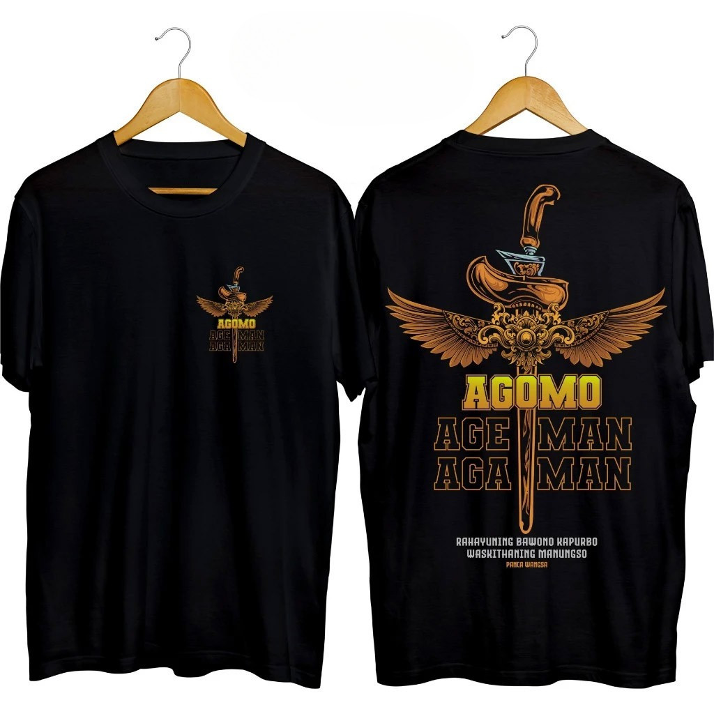 Kaos Keris Jawa  Baju Distro jawa Terbaru Viral Keren - Tshirt Atasan Pria Wanita Bahann