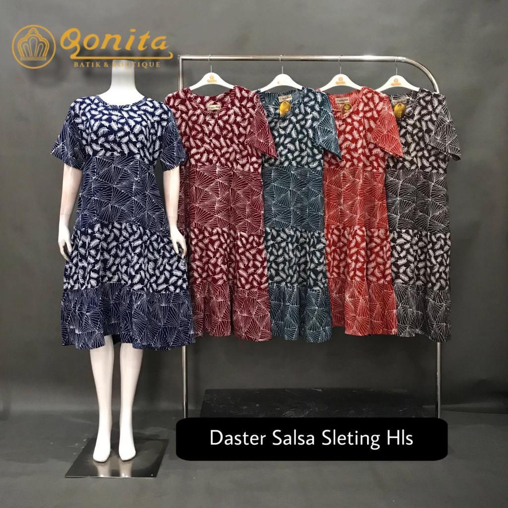 Qonita (Ld110, Pb110) Daster Salsa Resleting Hls