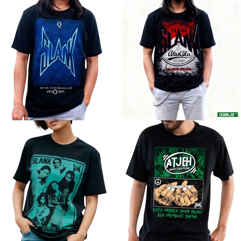 Kaos Slank - Kaos Slank Suit Suit hehe gadis sexy - Aku gila - Atjeh Investigation - Kaos Slank Jado