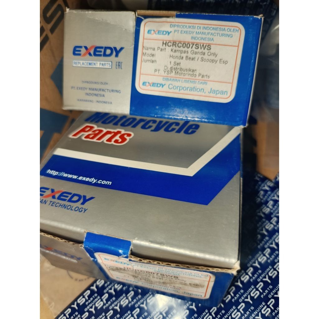 Kampas Ganda Honda Scoopy K93 / BeAT K81 EXEDY YSP FVV