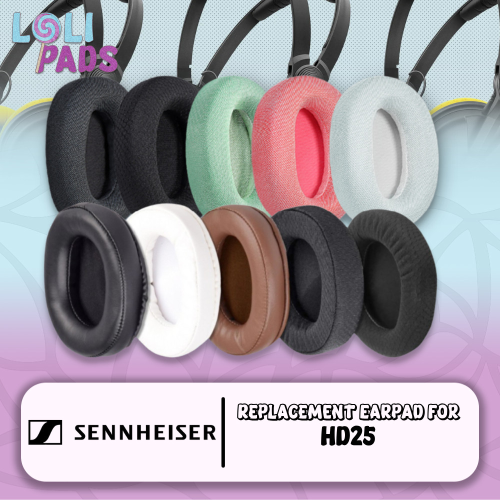 Earcup Earcushion Earpad  Sennheiser HD25 HD 25 HD-25 Busa Bantalan Foam Pad