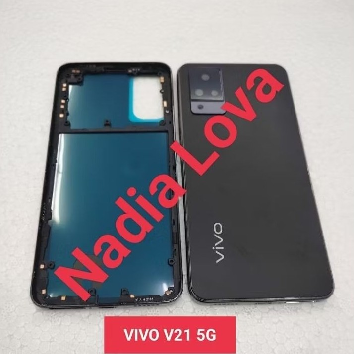 Kesing Fullset Casing Fullset Backdoor + Bezel VIVO V21 5G