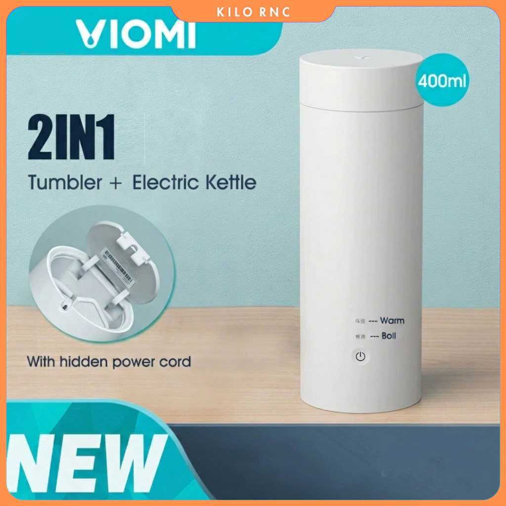 VIOMI Teko Listrik Pemanas Air Portable Tumbler Heater 300W 400ml - YM-K0401