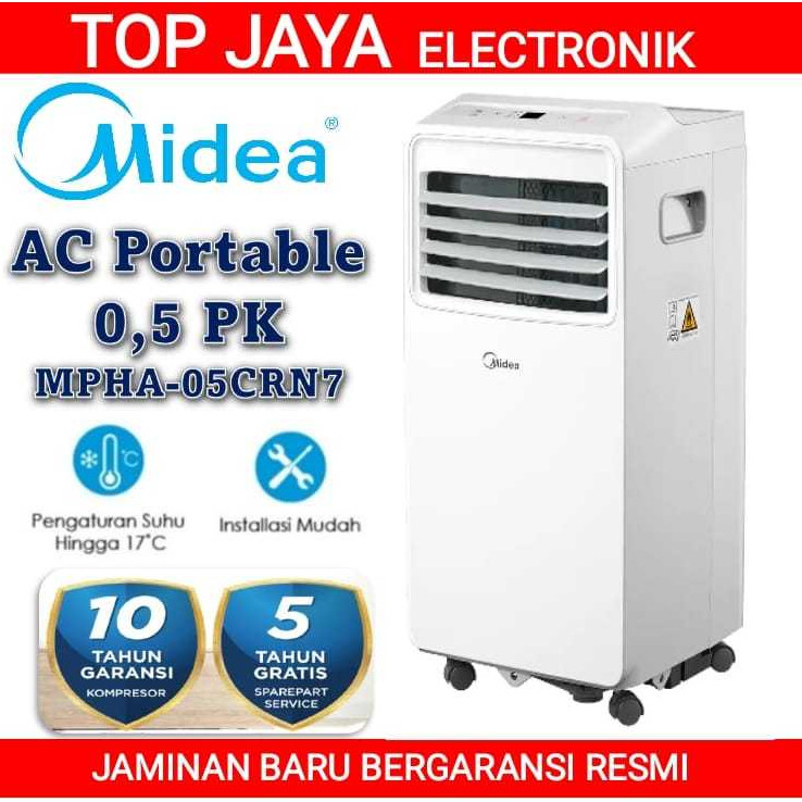 SL AC PORTABLE MIDEA 0,5PK MPHA-05CRN7/AC MIDEA 1/2PK PORTABLE NEW SERIES