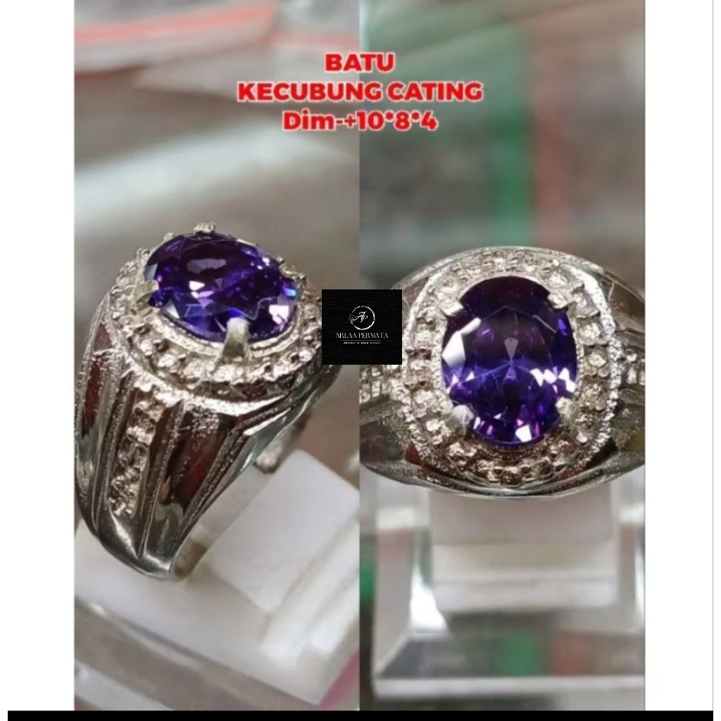 kecubung Kalimantan cutting eing alpaka