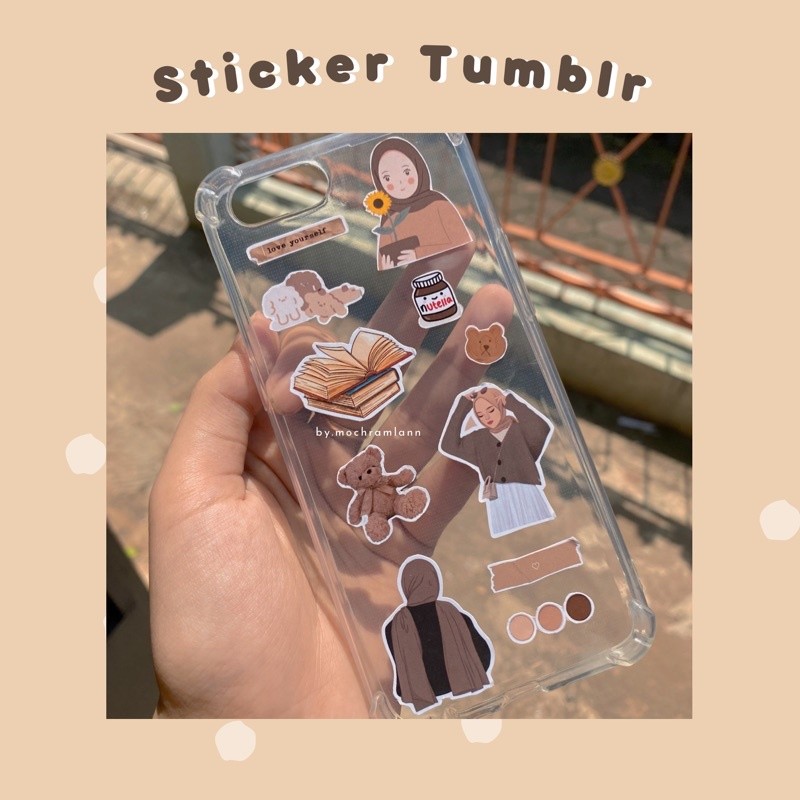 sticker muslim aesthetic/ stiker hp/laptop / stiker jurnal/ sticker tumblr