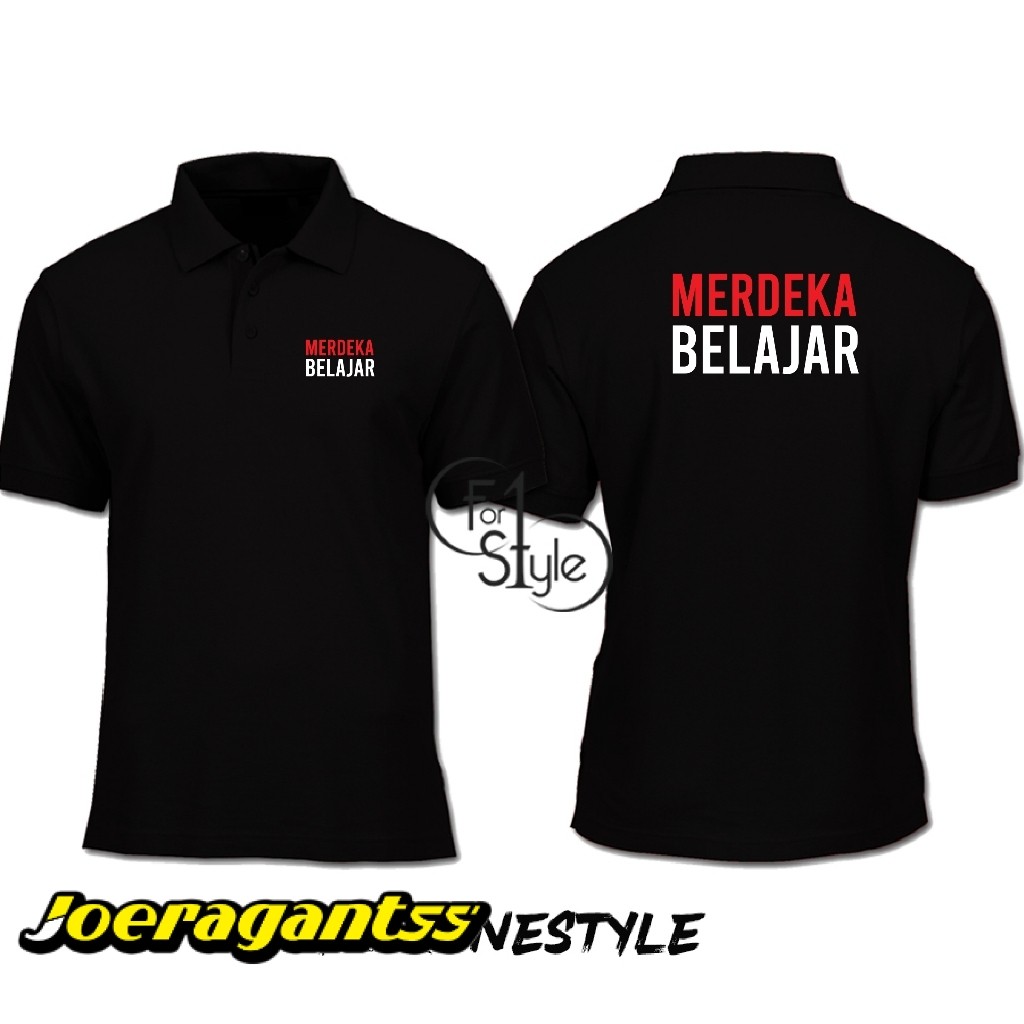 POLOSHIRT MERDEKA BELAJAR - POLO MERDEKA BELAJAR - KAOS KERAH MERDEKA BELAJAR