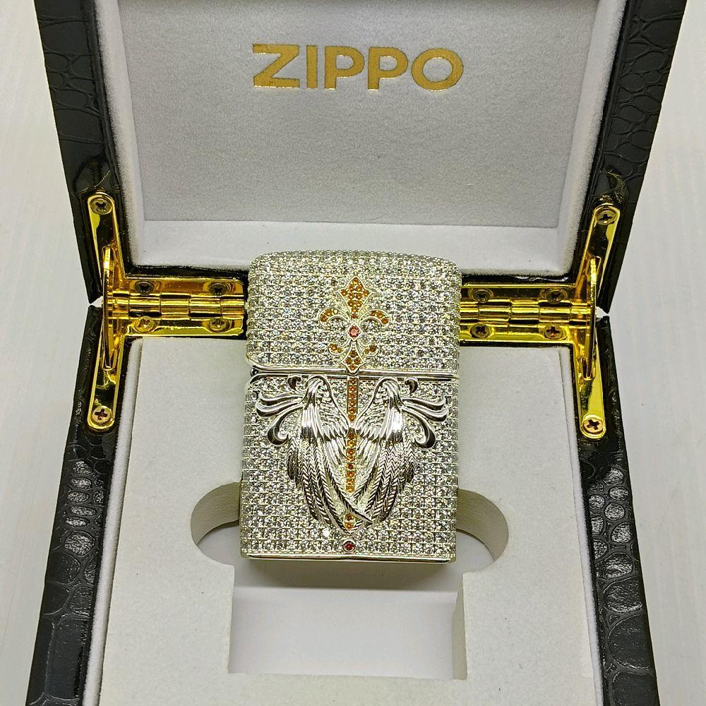 ZIPPO KERUBIM JACKET SILVER ORIGINAL