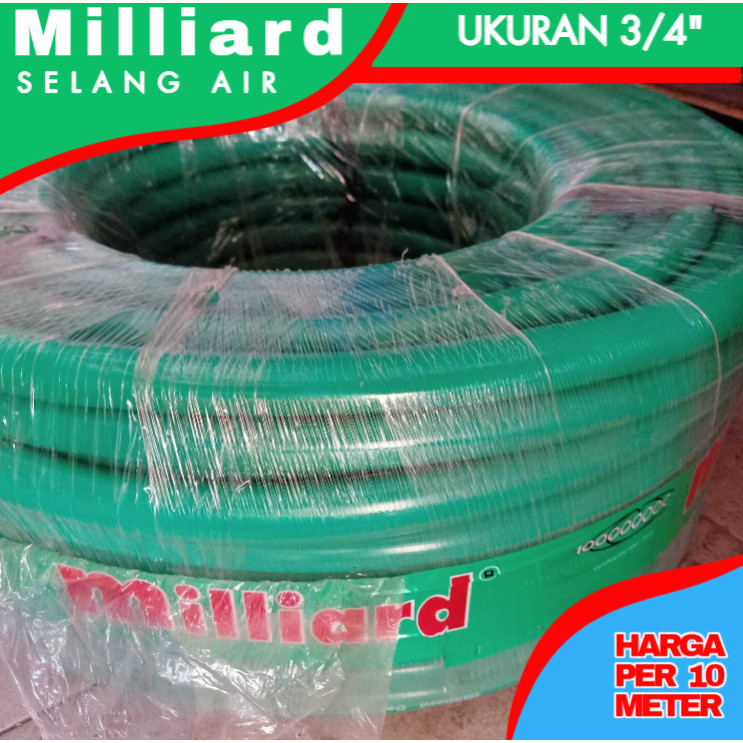 [  10 Meter ] Selang Air Dof 3/4 Milliard  TERMURAH ( Selang Air Elastis 3/4 Inch )