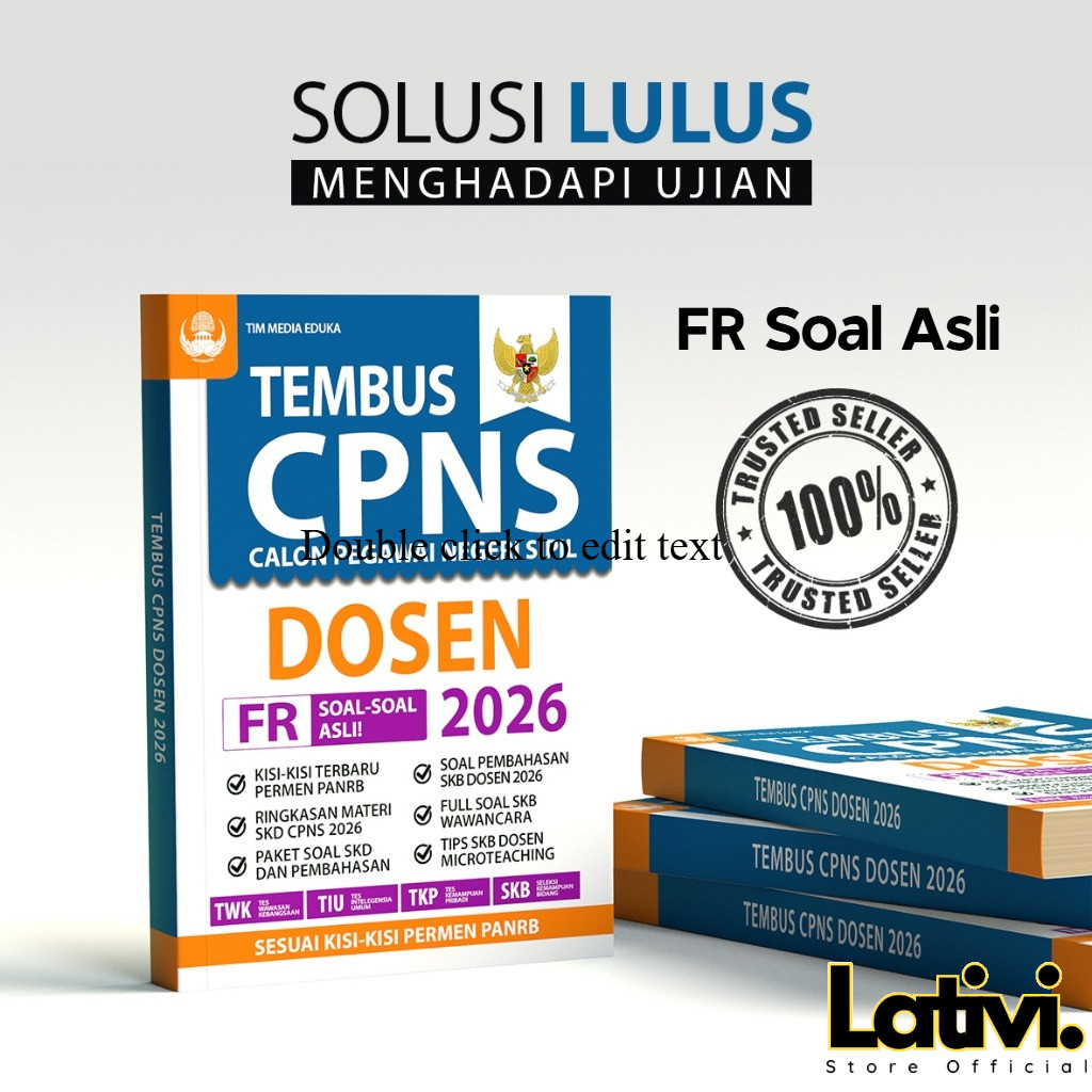 Buku TEMBUS CPNS DOSEN 2026 - FR Soal Asli