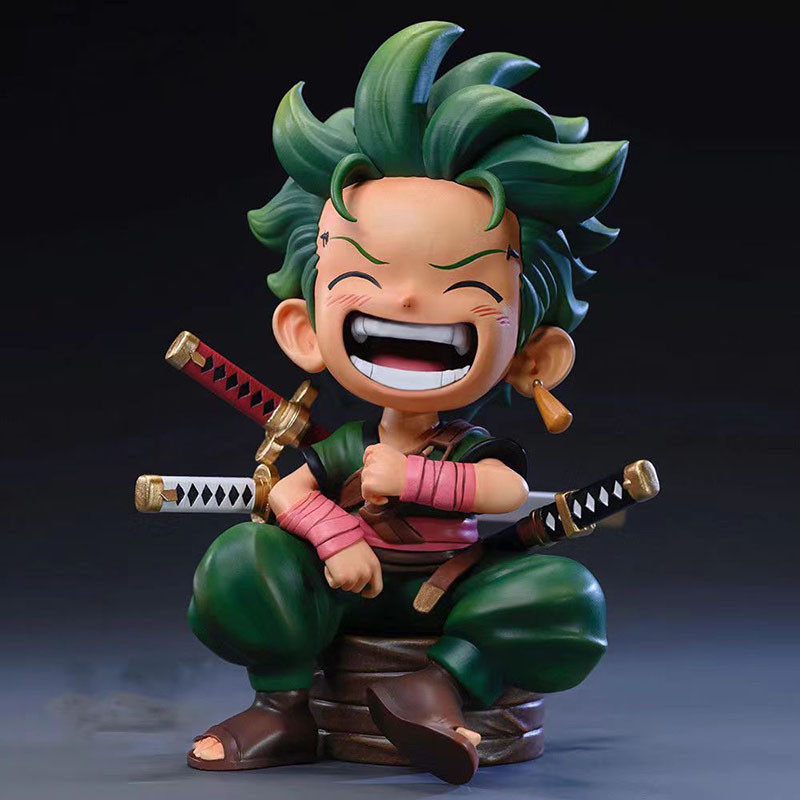 READY Patung Resin One Piece 1:16 - Set Monster Trio Luffy, Zoro, Sanji / Figure Anime Koleksi