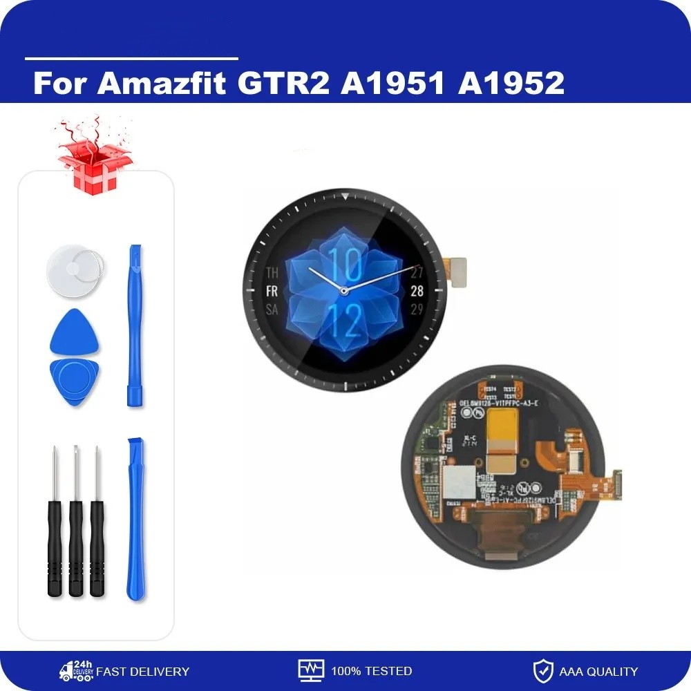 1.39'' Original AMOLED For Huami Amazfit GTR 2 A1951 A1952 LCD splay Touch Screen For Amazfit GTR2 A
