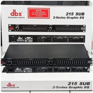 Equalizer Dbx 215+SUB Grade A++ NEW INCLUDE SUB OUT Equaliser 215 Subwoofer