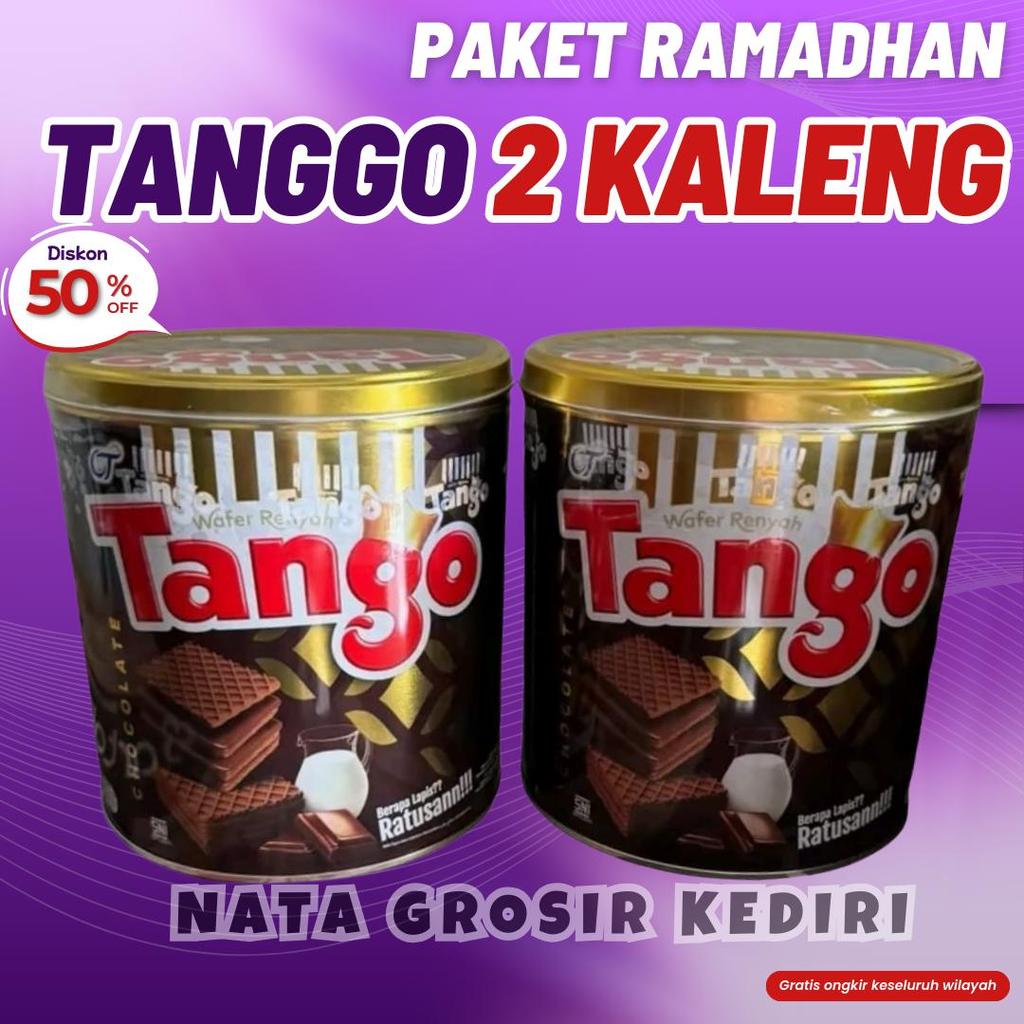 Wafer 2 Kaleng Tango Rasa Coklat Murah Grosiran