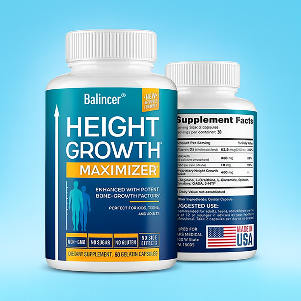 Height Growth Maximizer Suplemen PENINGGI BADAN Obat Peninggi Badan Herbal ORIGINAL BPOM peninggi ba