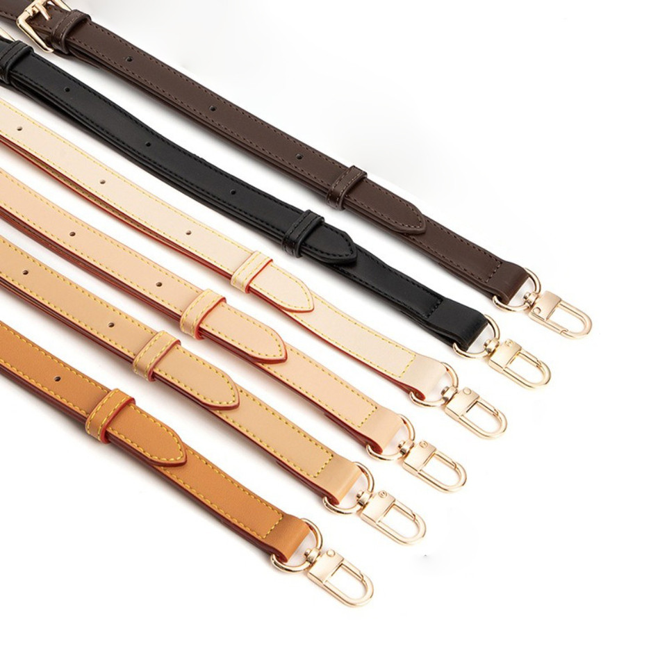 1Pc PU Leather Bag Straps for LV Speedy 20 25 30 Adjustable Shoulder Straps Punch-free Crossbody Lon