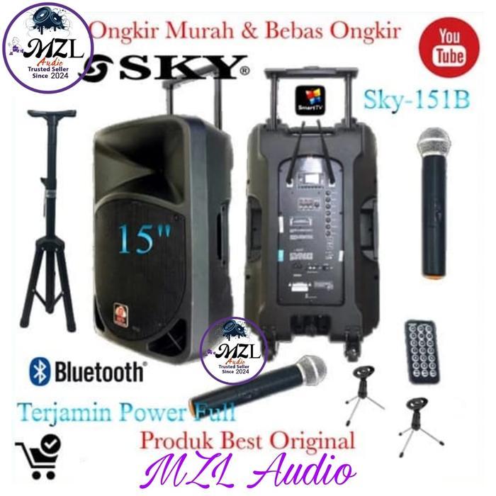 Speaker Aktif 15 inch Sky 151B Original Super Power Terbaik Garansi