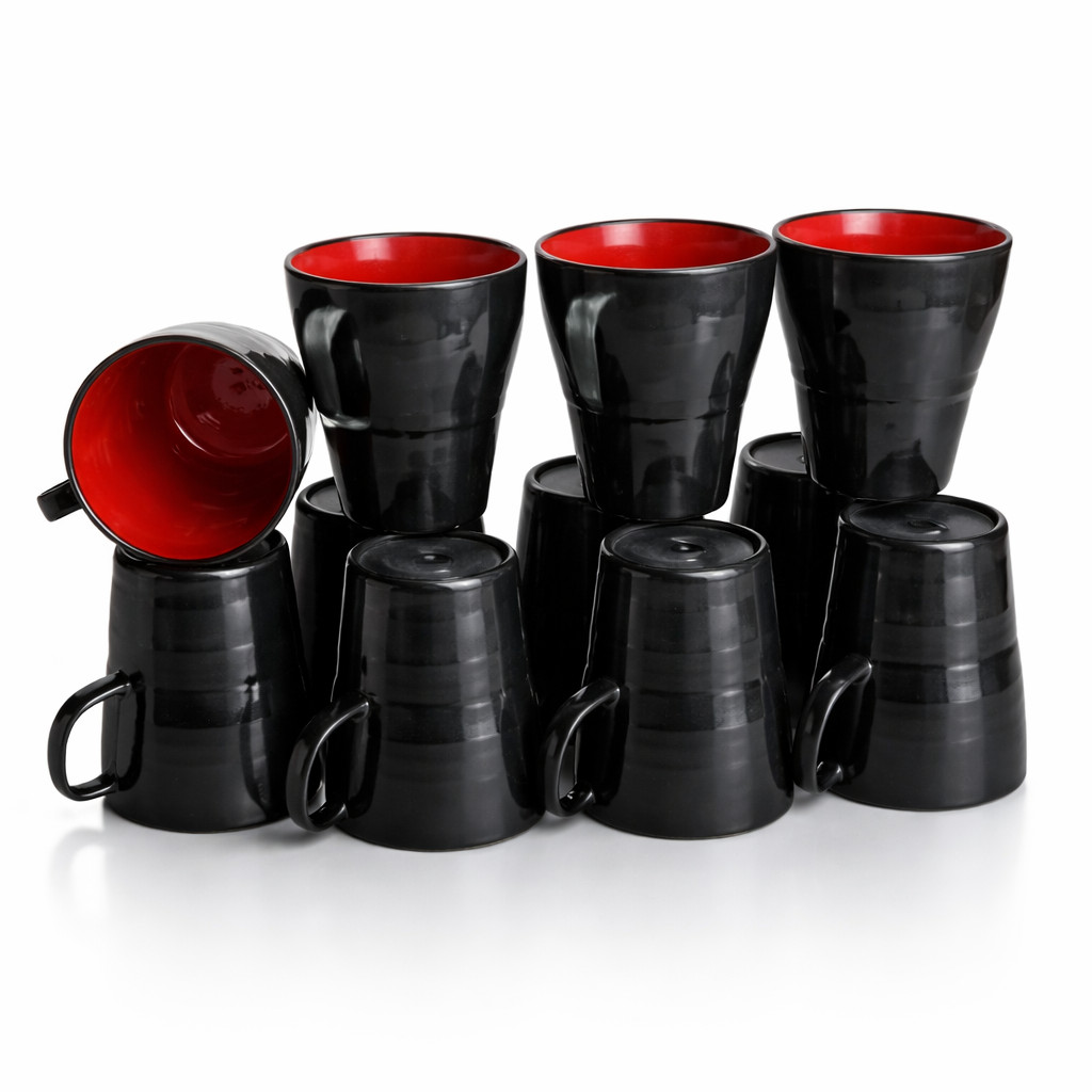 (12 PCS) Lusinan Gelas Cangkir Plastik Aesthetic Cangkir Minum Ramen Plastik Bukan Melamin Style Jep