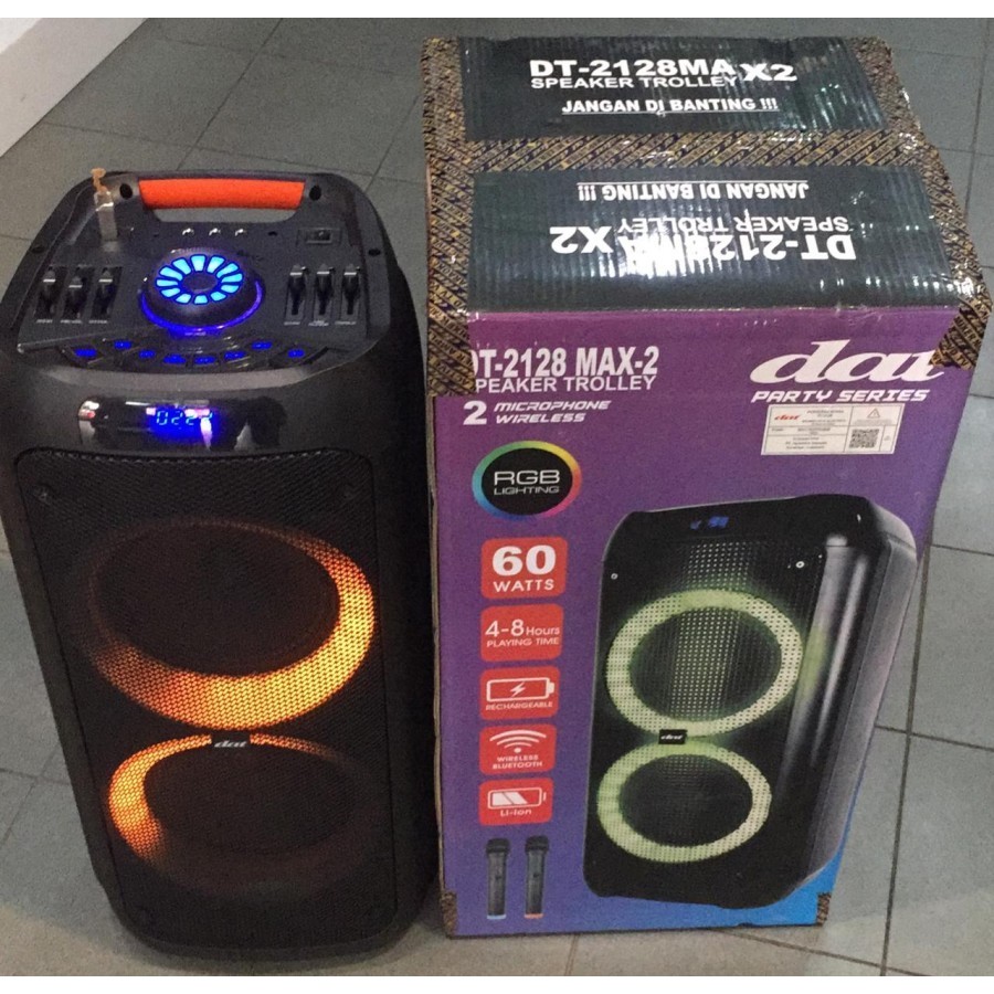 Speaker trolley / speaker portable DAT DT2128 / DT 2128 MAX-2