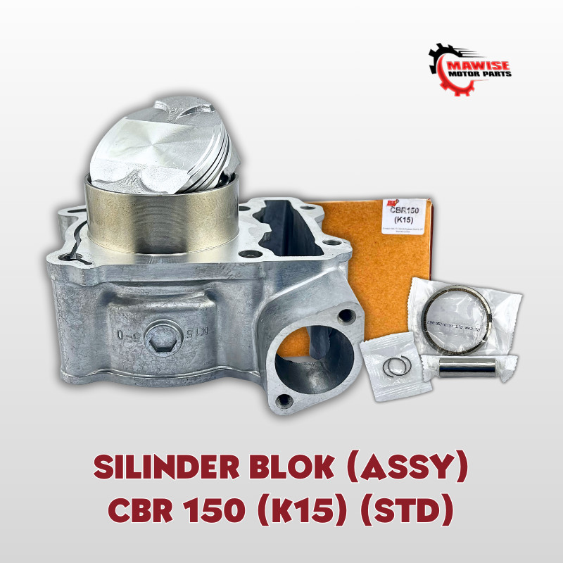 SILINDER BLOK ASSY CBR 150 K15 STD - Blok Seher K15 Set Komplit Honda CB 150R CBR150R Old / Lama