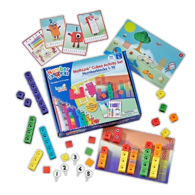 Set Blok Matematika Numberblocks 1-10 Untuk Pengenalan Angka & Berhitung