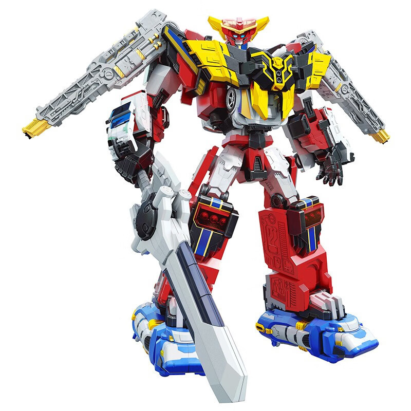 4 IN 1 Tobot V Gigant Saver Transforming Car to Robot Toys Korea Cartoon Brothers Anime Tobot Transf