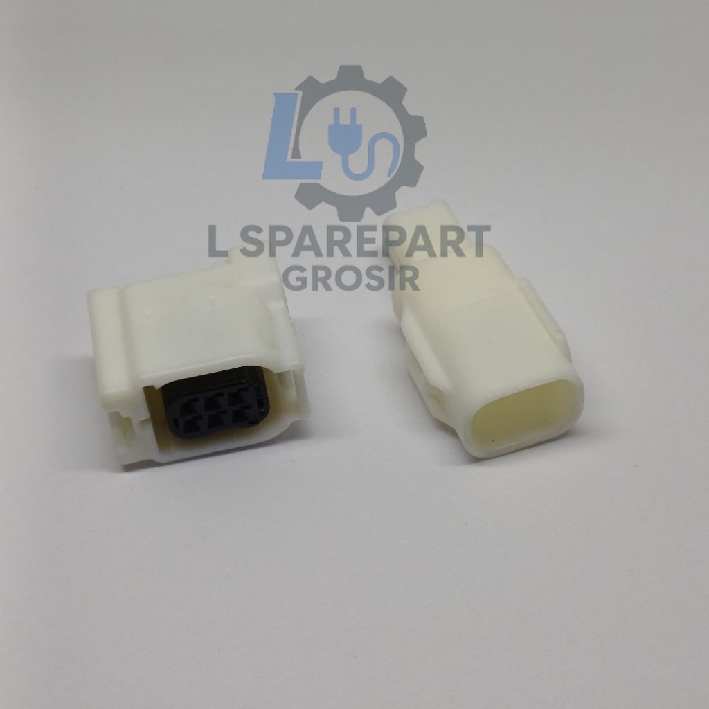 SOKET HEADLAMP LAMPU DEPAN 6 PIN (KOSONGAN) YAMAHA NMAX NEW ORIGINAL