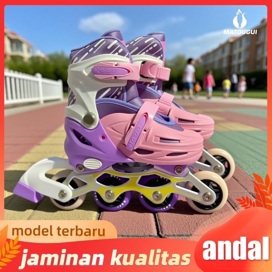 Matougui sepatu anak perempuan/sepatu roda anak perempuan/sepatu roda/sepatu roda dewasaa