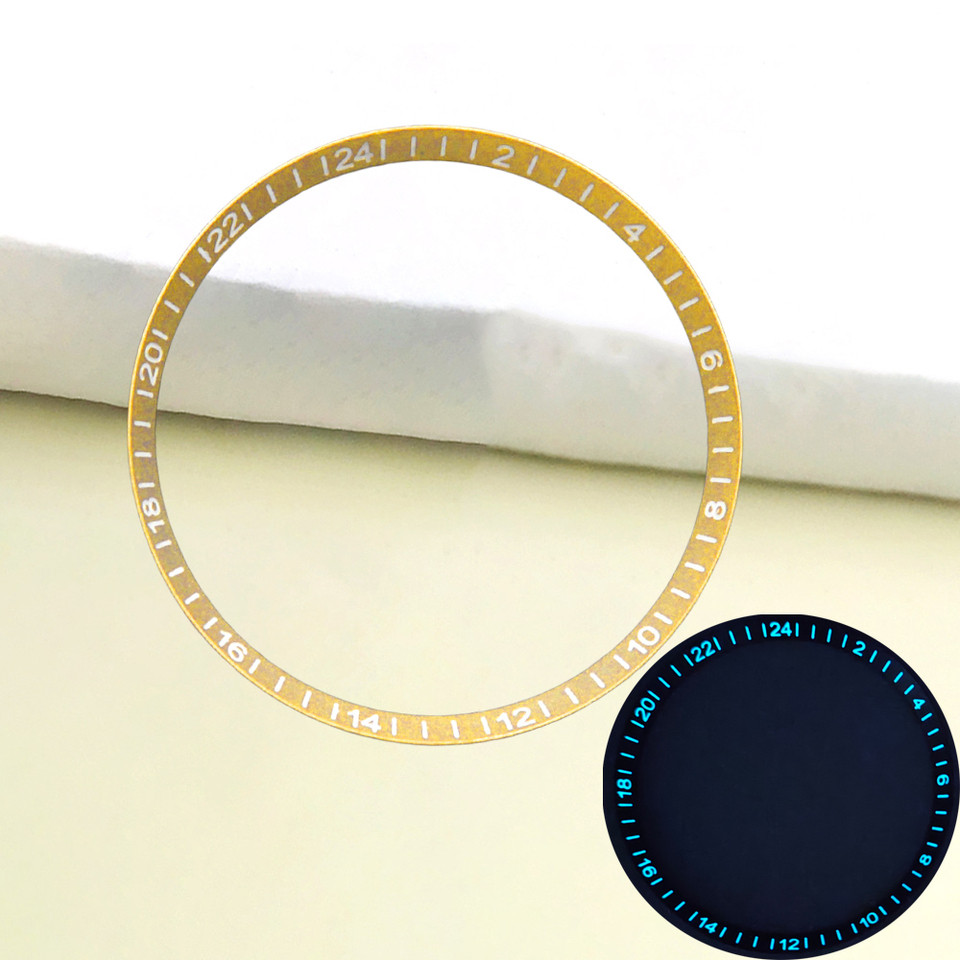 Customized SKX007 Watch Case Chapter Ring fits SKX007 SKX173 SPRD Watch Case 30.5mm Ring ving Blue l