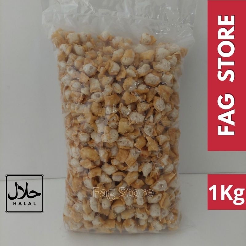 siomay mini kering 1kg murah gurilem khas bandung batagor mini krispy enak