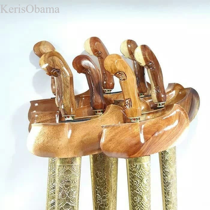 set warangka gagang pendok mendak keris gayaman solo antik KL11