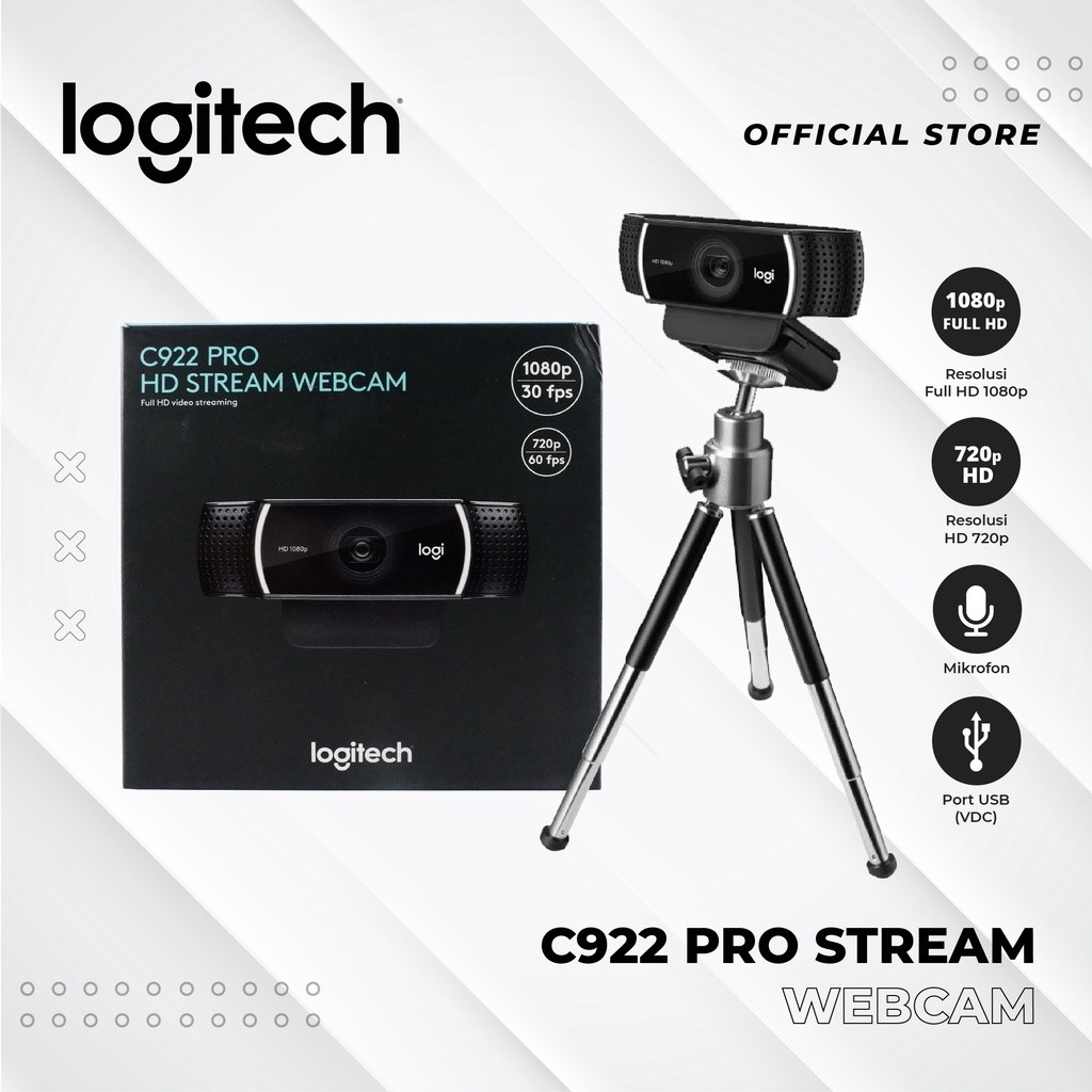Webcam Logitech C922 / C 922 Pro Stream