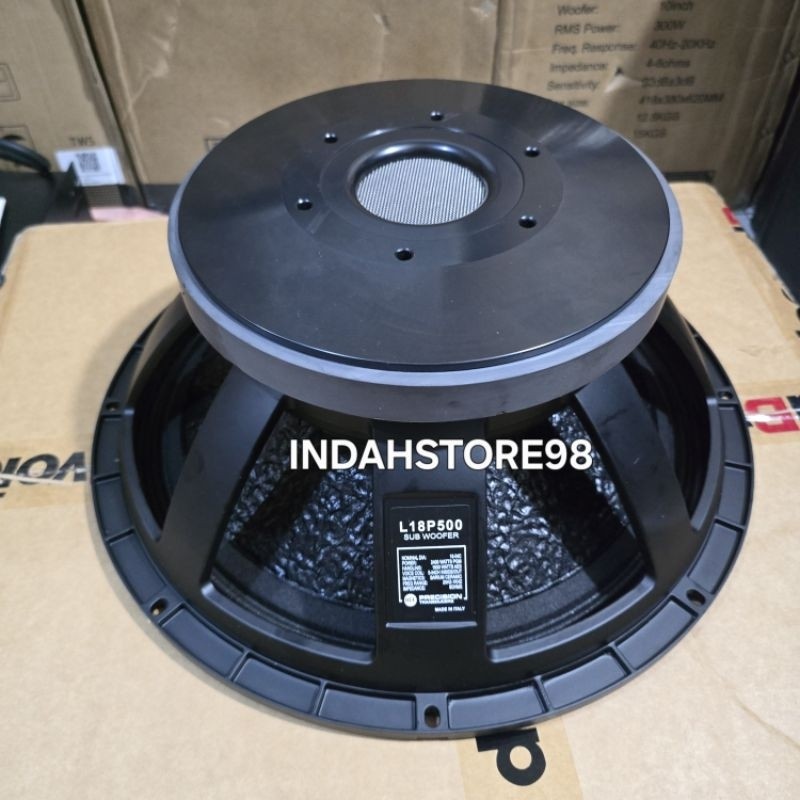 Speaker 18 Inch RCF L18P500 Magnet Utuh Double Cutting Sub Spiker RCF LF 18P500 Mahnet Utuh