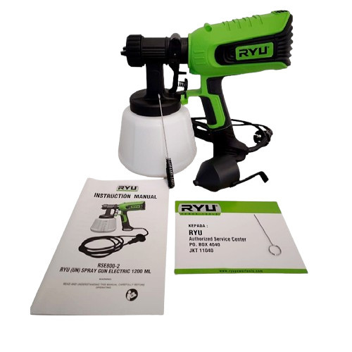 Ryu Rse 800-2 Spray Gun Electric Alat Semprot Cat Minyak / Tembok