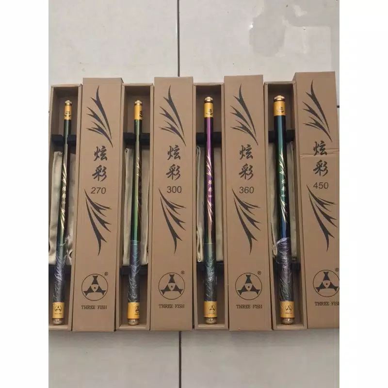 Joran Tegek Threefish Xuancai 38cm 9-15 Ruas