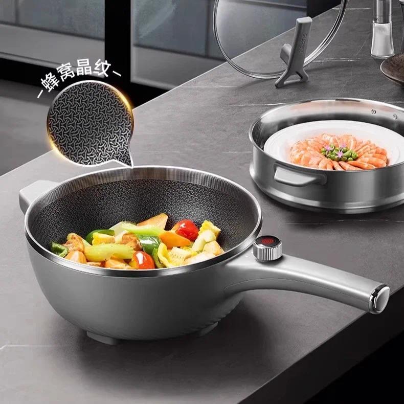 Supor electric wok household largecapacity honeycomb integrated nonstick pan multifunctional wok ele