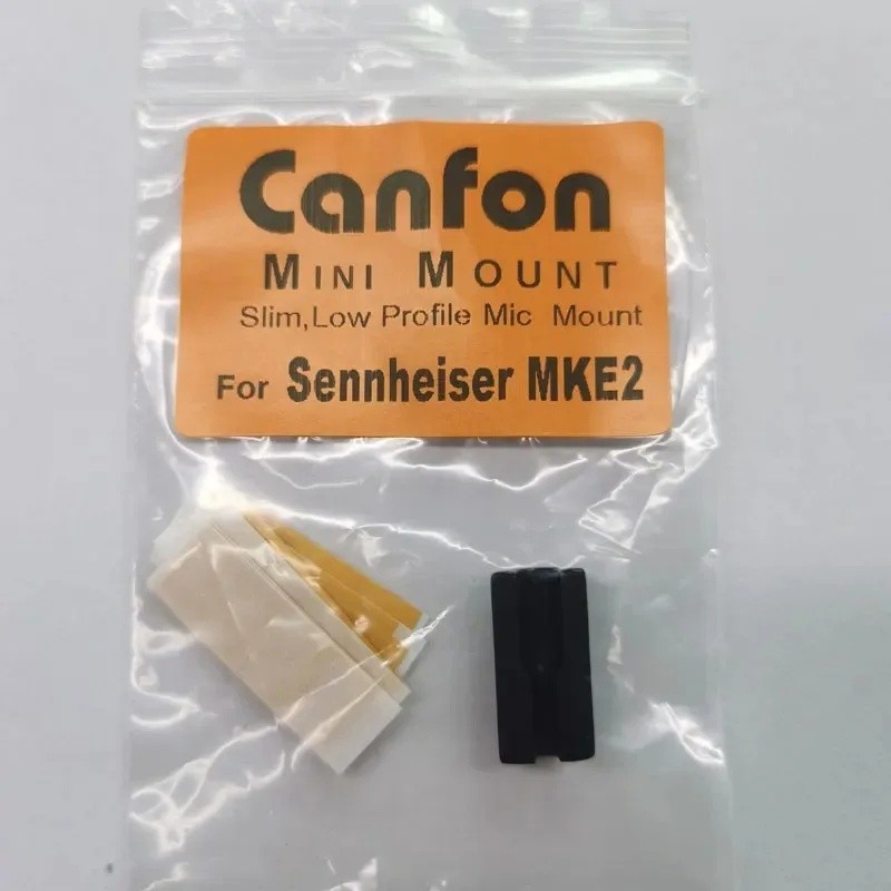 Canfon MiniMount Lavalier Microphones Prevent Friction Holder for Sennheiser MKE2 Lav Mic