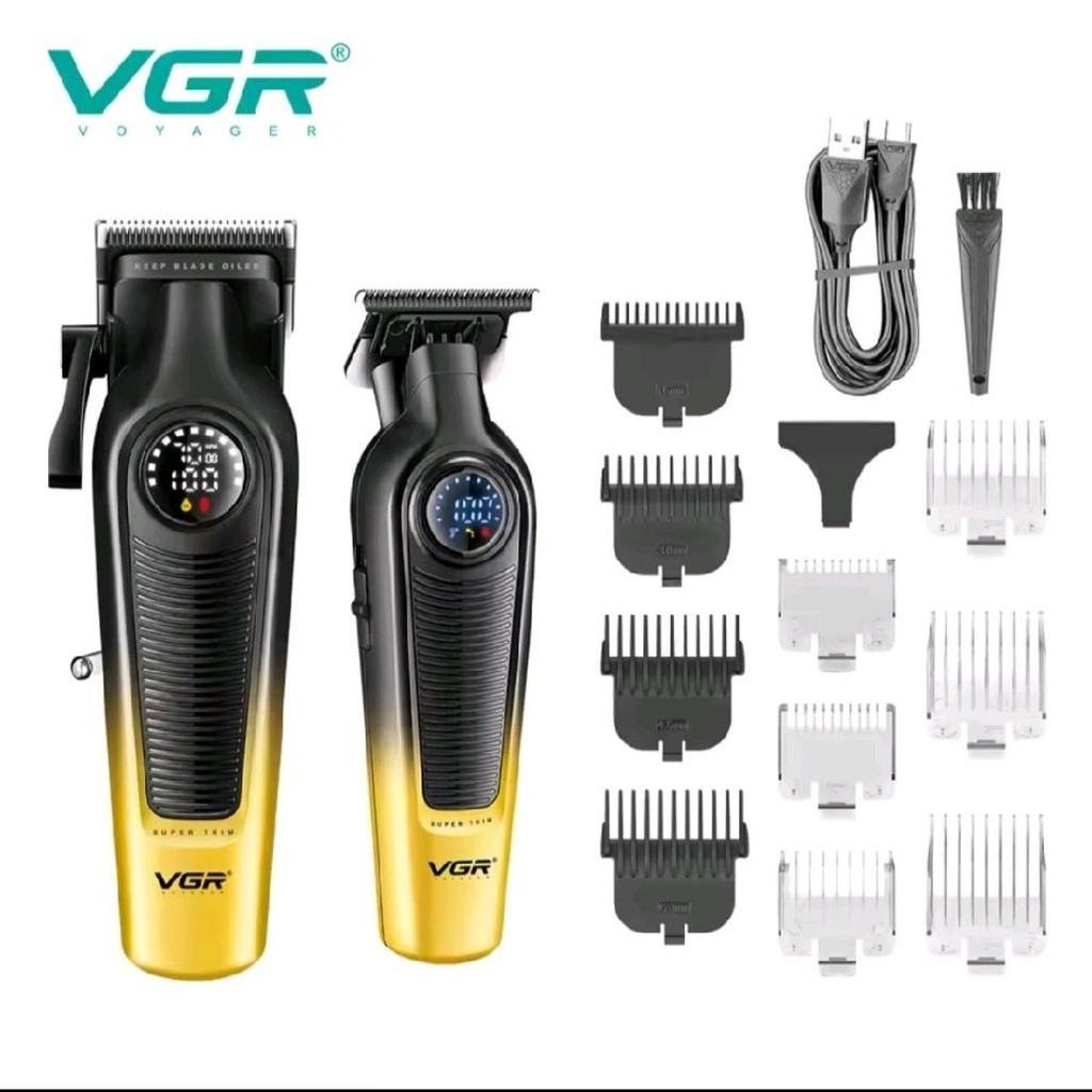 Alat Cukur Combo Hair Clipper dan Hair Trimmer VGR 196 dan 996 Barber Combo VGR V-196 & 996 2 in 1