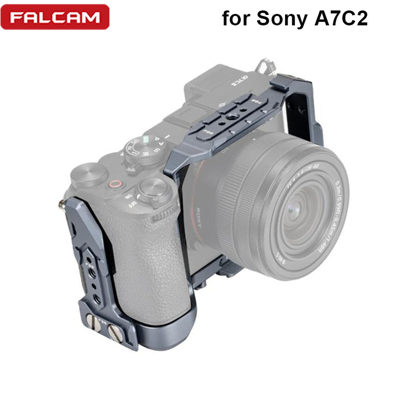 Falcam F22&F38&F50 Quick Release Ecosystem Bottom Plate L Bracket Camera Cage for Sony A7CII A7C2 Ca
