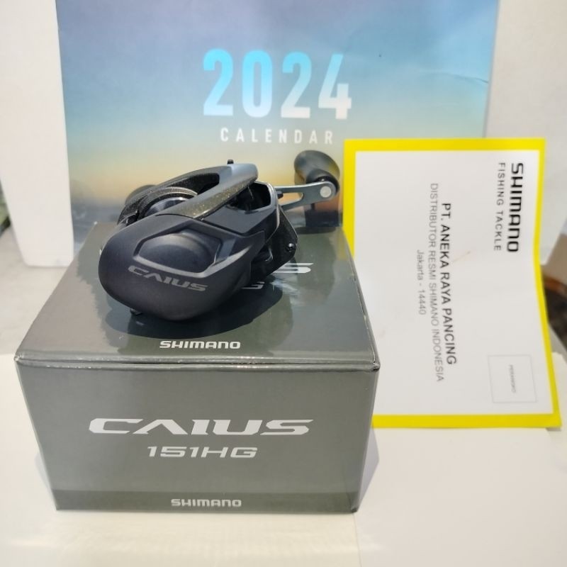 Reel BC Shimano Caius 151 HG 2024 New Handle Kiri
