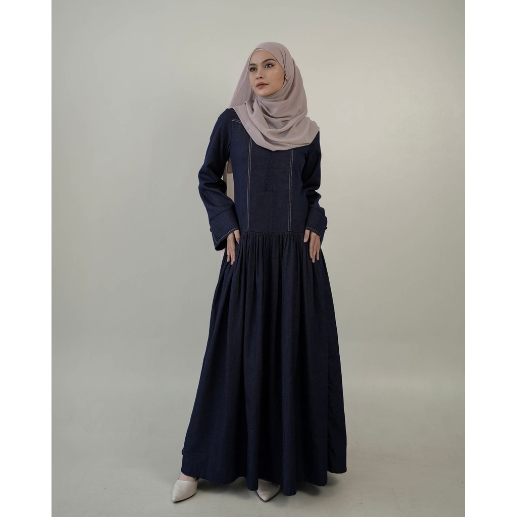 Evolvere - Arum Denim Luxe Gamis Muslim Kekinian