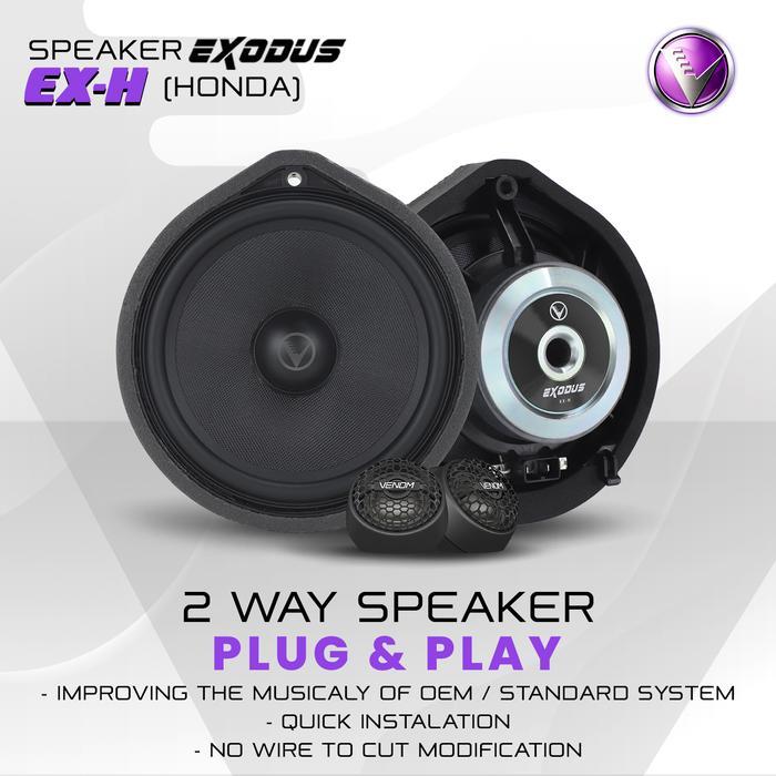 Paket Audio Mobil 2 Way Venom Diablo Just Play – VO1 DSP + Speaker 2 Way + VO 8 SB Subwoofer Aktif K