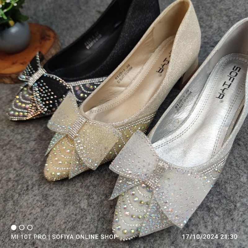 SOFIYA ORI 8125 1 SEPATU FASHION WANITA IMPORT IMPOR / SEPATU PESTA/PARTY/ SEPATU HANTARAN / SEPATU 