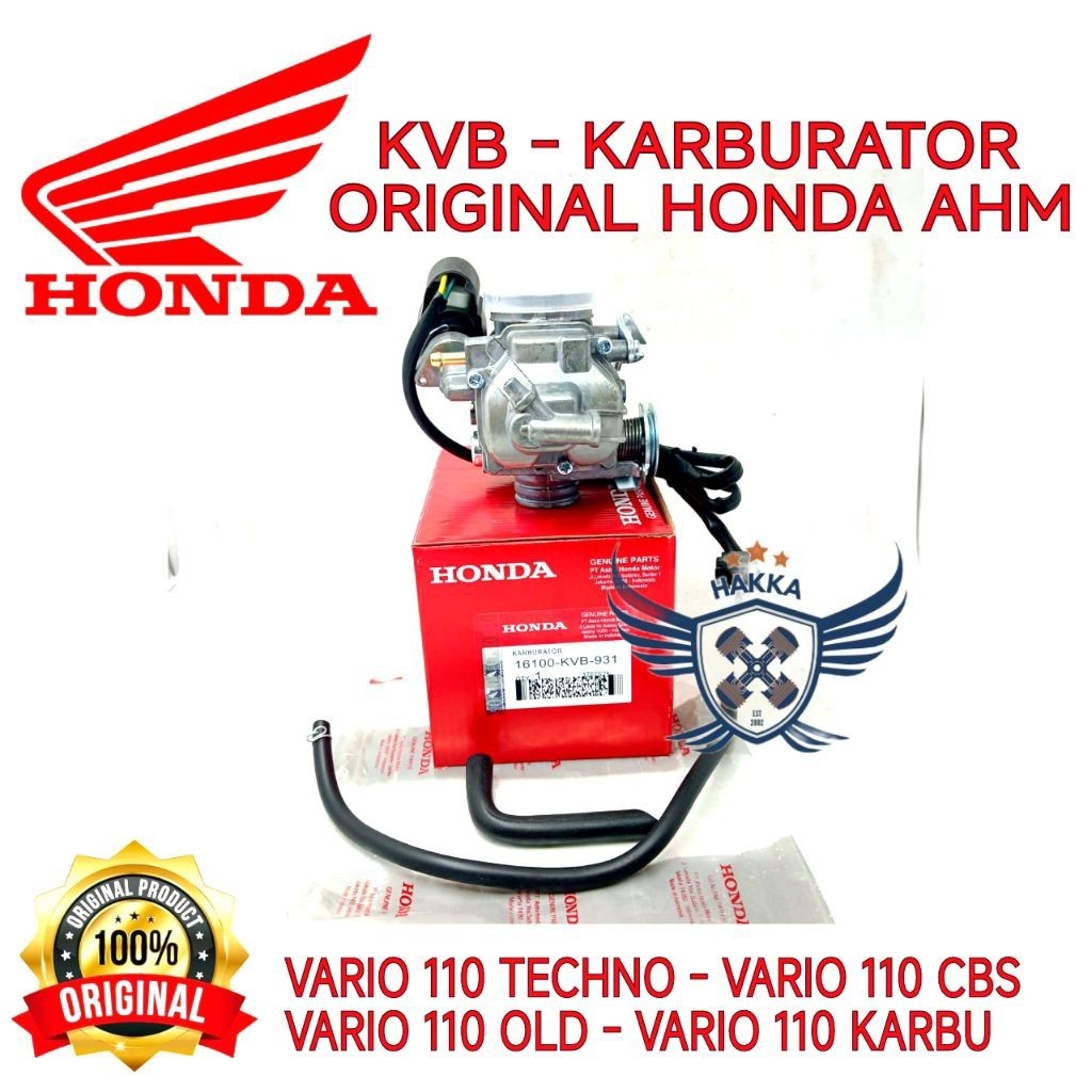 KVB ORIGINAL KARBURATOR HONDA VARIO 110 TECHNO, KARBURATOR HONDA VARIO 110 TECHNO, KARBURATOR HONDA 