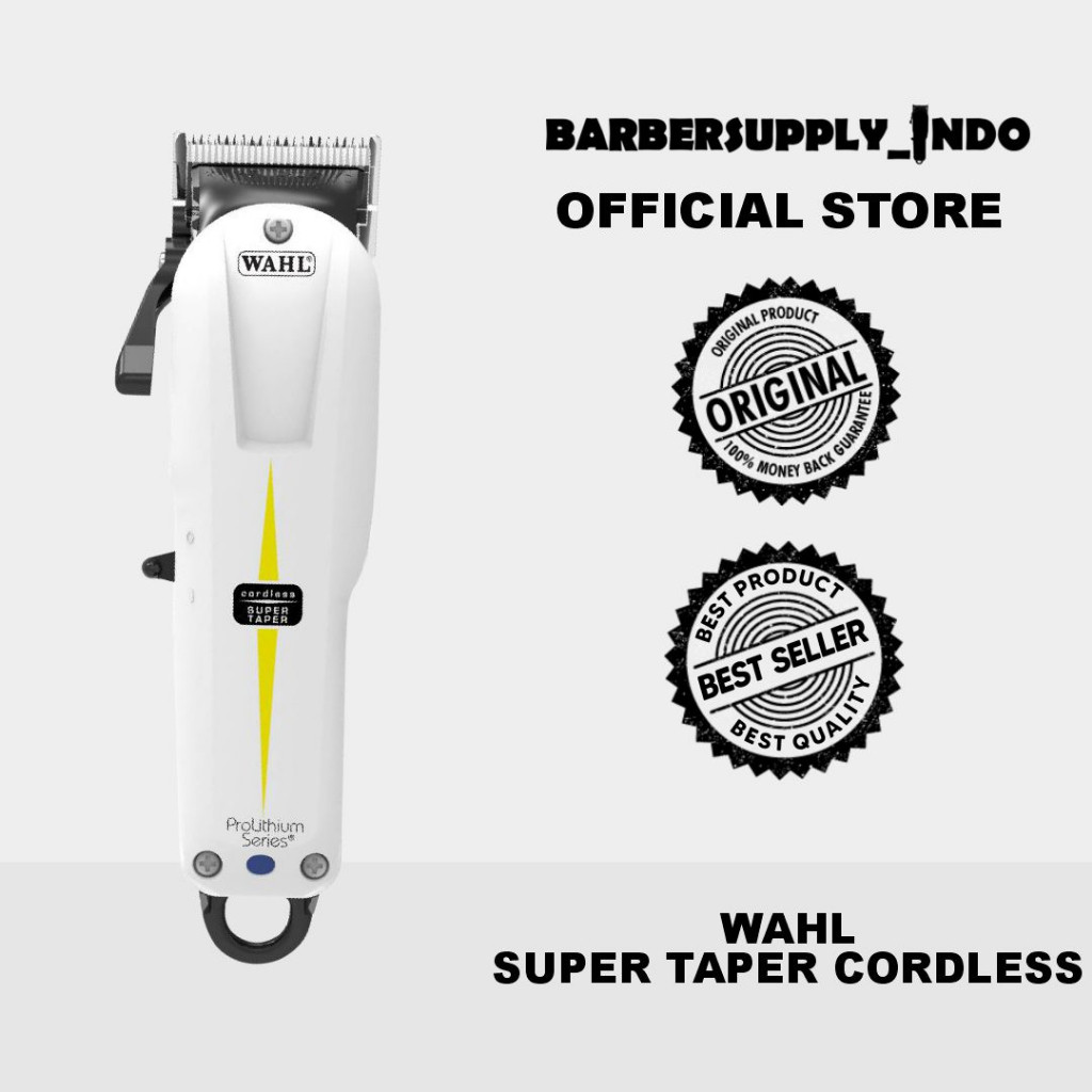 Wahl Super Taper Cordless Original USA Tanpa Kabel