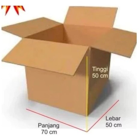 ASS KARDUS PACKING 70x50x50 / dus polos serbaguna dus box gardus packing siap pakai dus polos