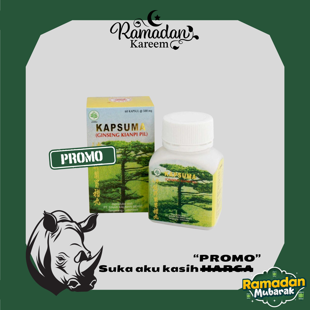 TERLARIS Kianpi_Original KAPSUMA GINSENG PIL/ PENGGEMUK BADAN