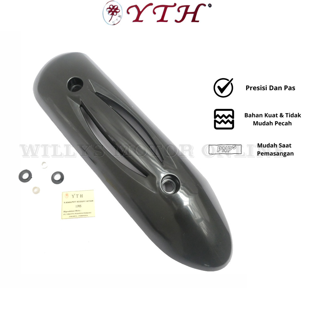 Cover Knalpot Scoopy Karbu YTH Tutup Knalpot Scoopy Tameng Knalpot Scoopy