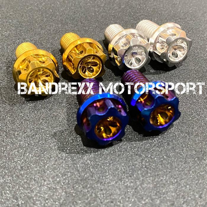 Baut Kaliper Probolt Brembo 4 Piston. - Silver Chrome